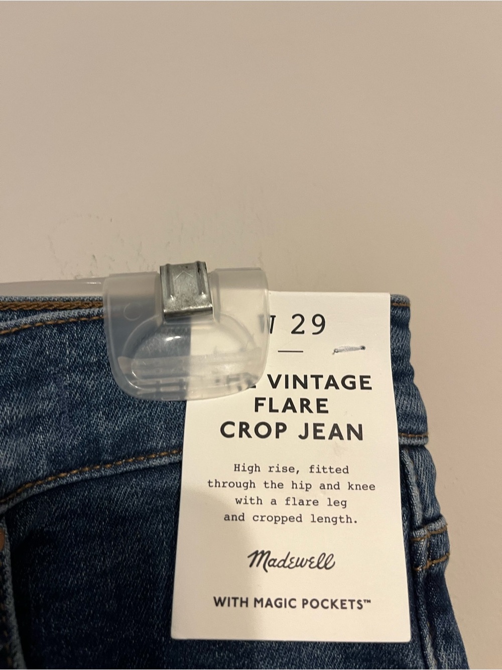 Madewell The Vintage Flare Crop Jean in
Larkwood Wash Size 29 - Picture 9 of 13